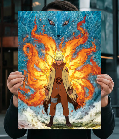 Naruto Kurama Chakra Mode Poster Main Image - Everanta