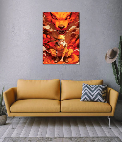 Naruto & Kurama – Nine Tails Awakening Poster on Wall - Everanta