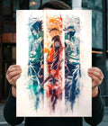 Naruto Sasuke Kakashi Trio Poster