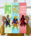 Naruto Sasuke Madara Wall Poster