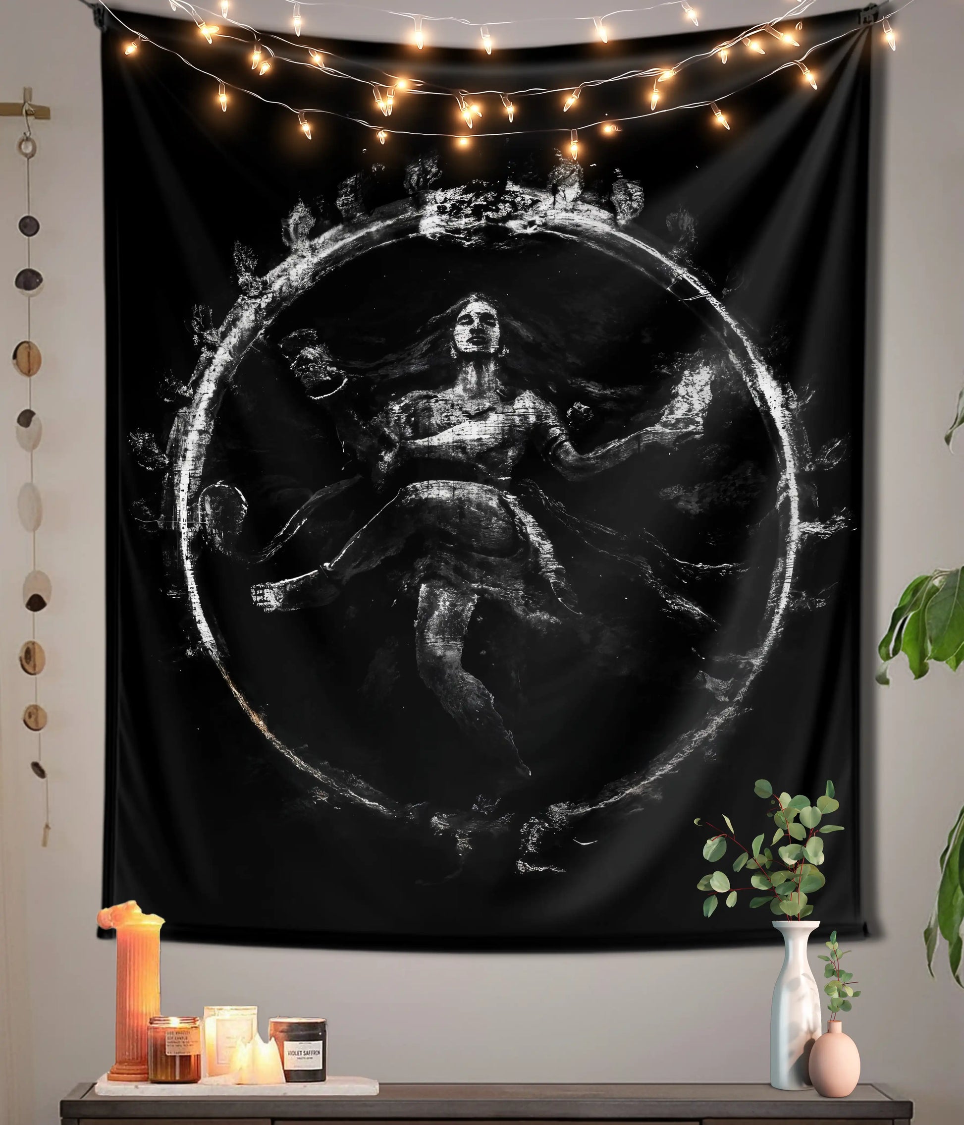 Nataraja – The Cosmic Dance Wall Tapestry Main Image - Everanta