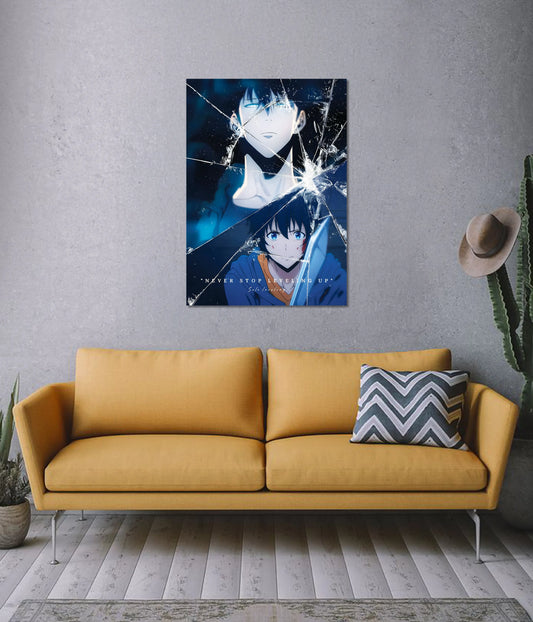 Never Stop Leveling Up – Solo Leveling Wall Poster on Wall - Everanta