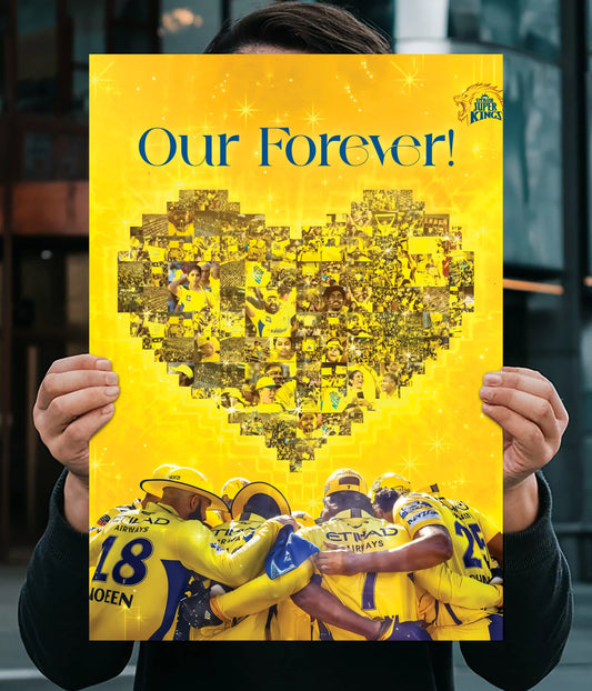 OUR FOREVER – CSK Legacy Wall Poster Main Image - Everanta