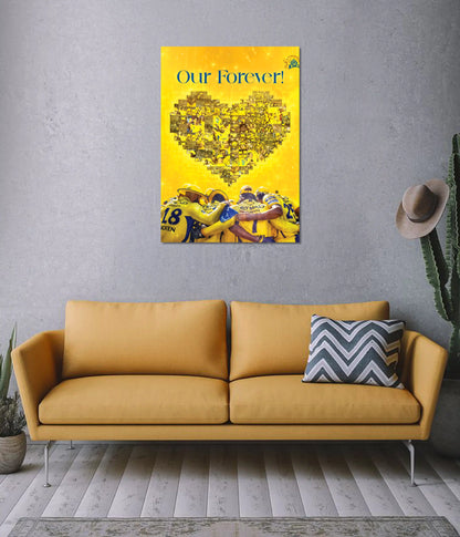 OUR FOREVER – CSK Legacy Wall Poster on Wall - Everanta