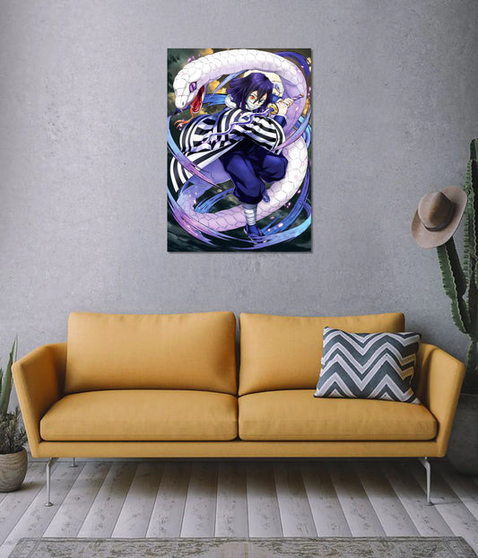 Obanai – Serpent Hashira Demon Slayer Poster on Wall - Everanta