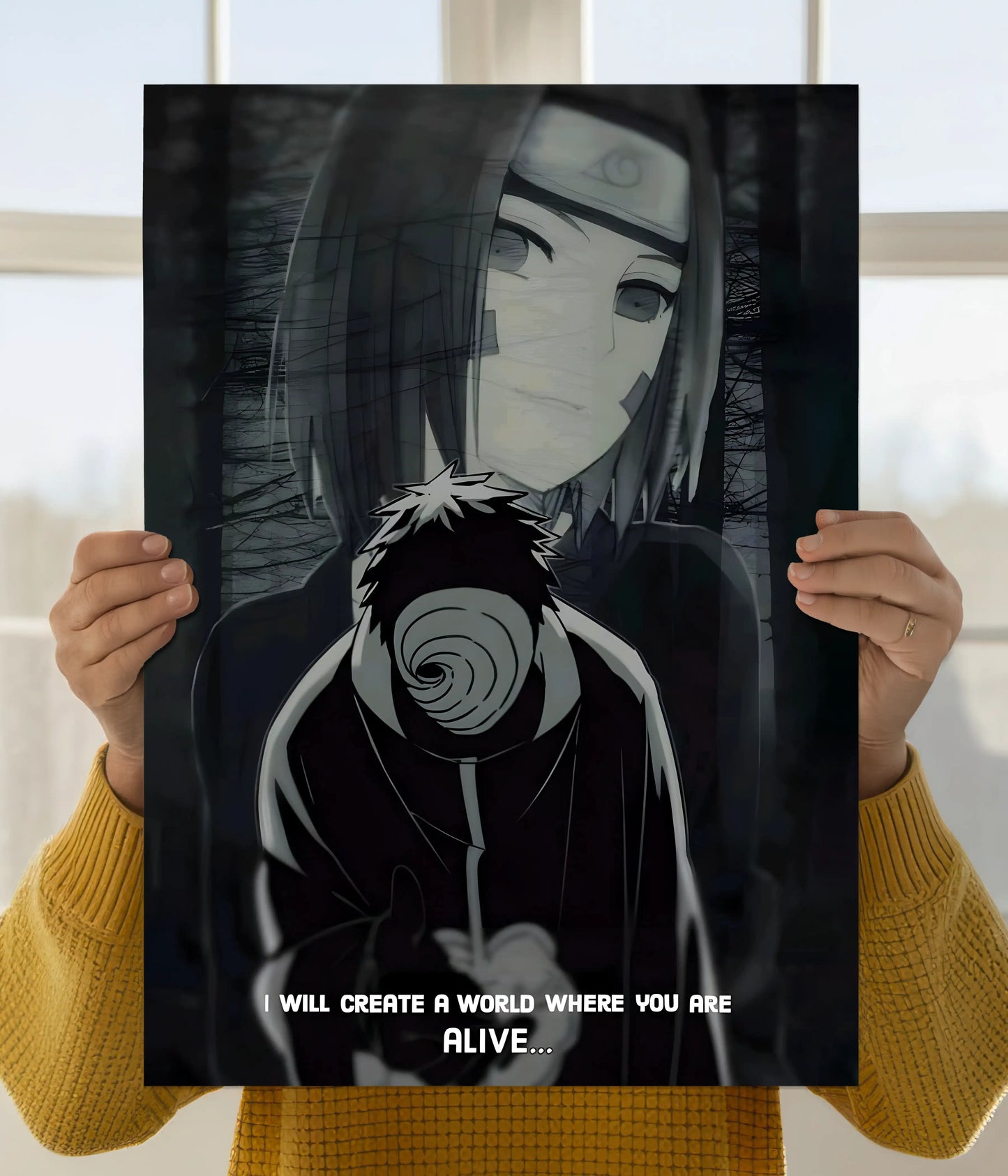 Obito Uchiha Sad Wall Poster Main Image - Everanta