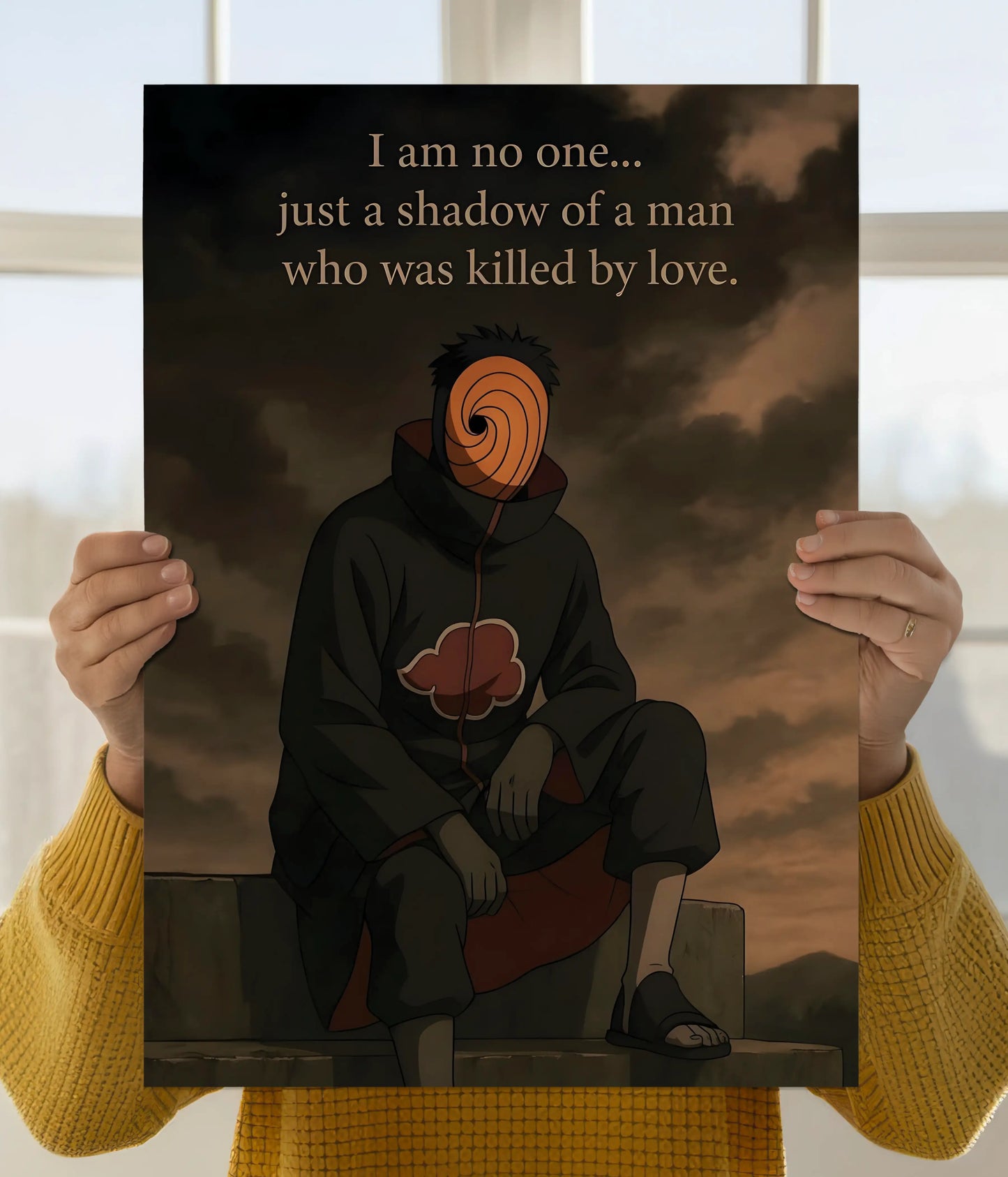 Obito Uchiha “Shadow of a Man” Wall Poster Main Image - Everanta