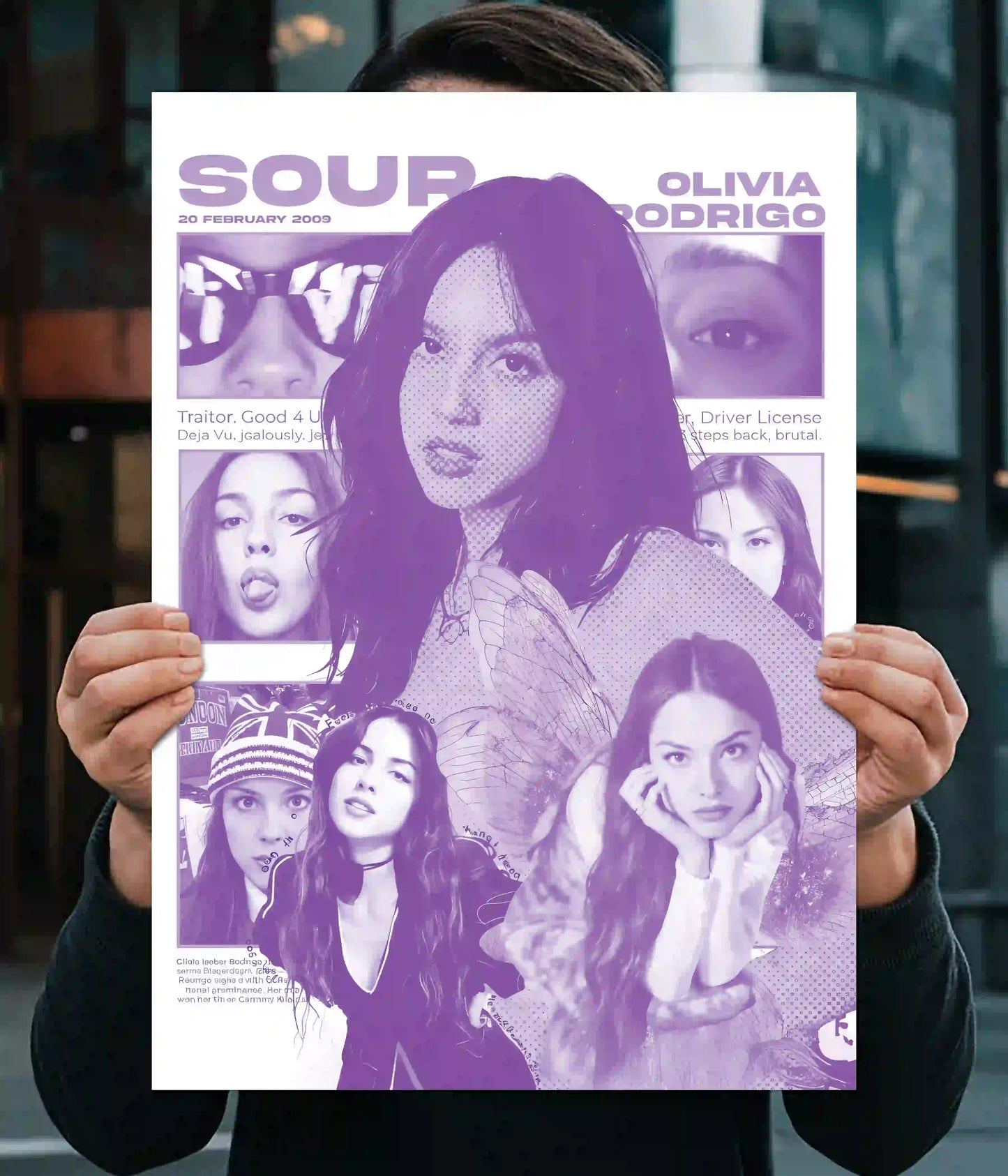 Olivia Rodrigo SOUR Aesthetic Wall Poster Main Image - Everanta