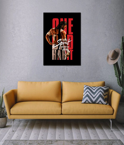 One Bad Habit - Spirit Movie Poster on Wall - Everanta