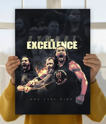 One Last Ride - The Shield WWE Wall Poster Main Image - Everanta