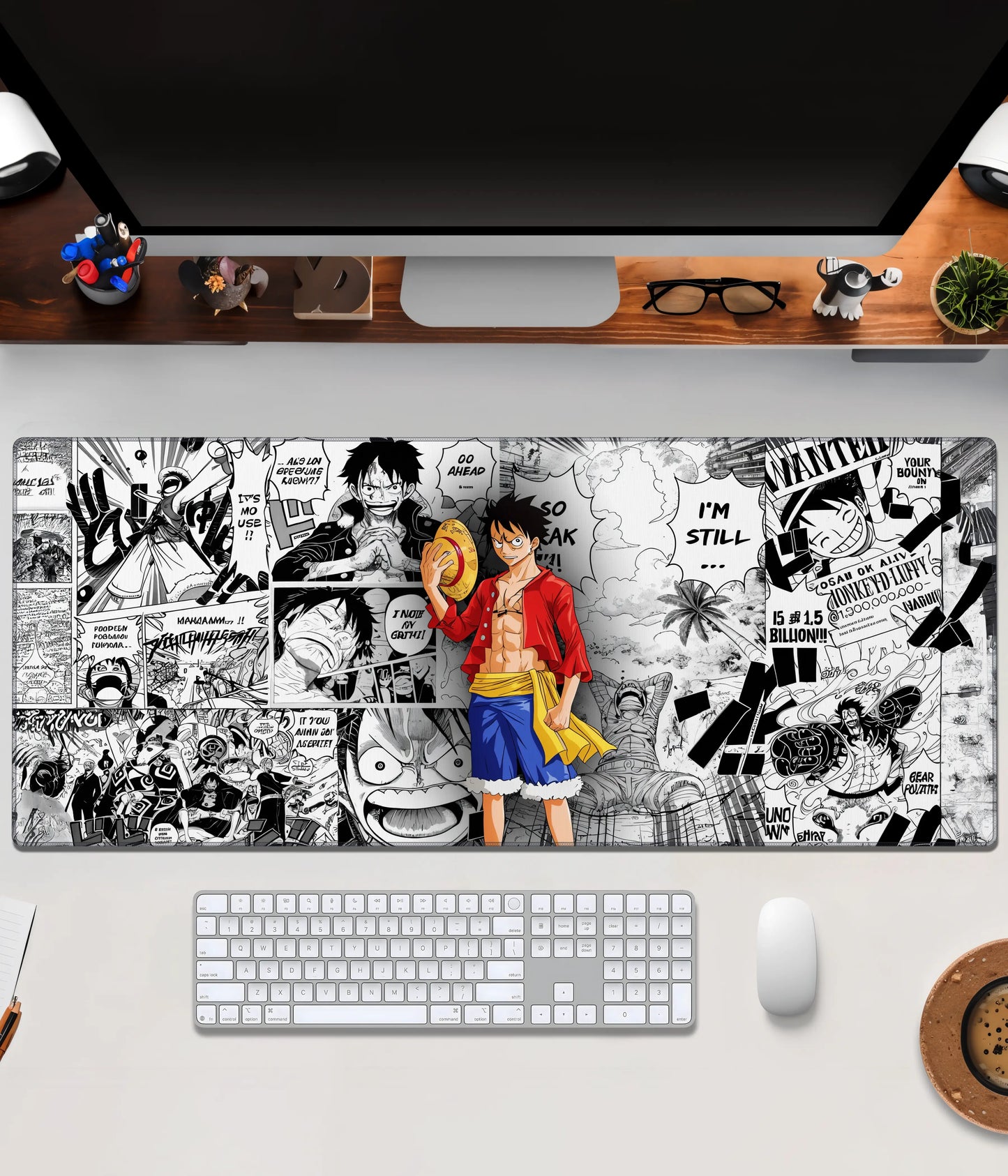 One Piece Luffy Desk Mat – Anime Extended Gaming Pad Main Image - Everanta