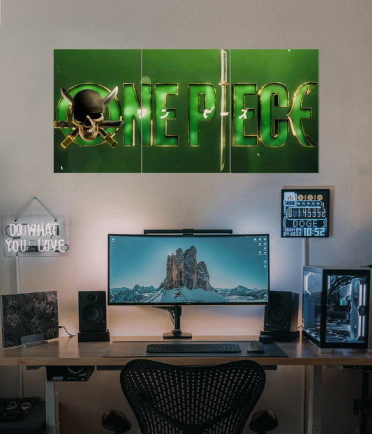One Piece Skull & Katana – Anime Split Wall Poster Main Image - Everanta