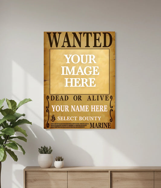One Piece Wanted Poster | Custom Anime Wall Poster - Everanta