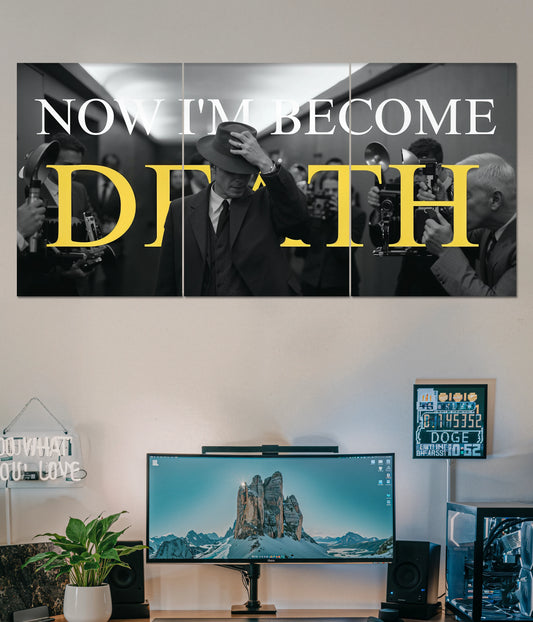 Oppenheimer “Now I’m Become Death” – Split Wall Poster Main Image - Everanta