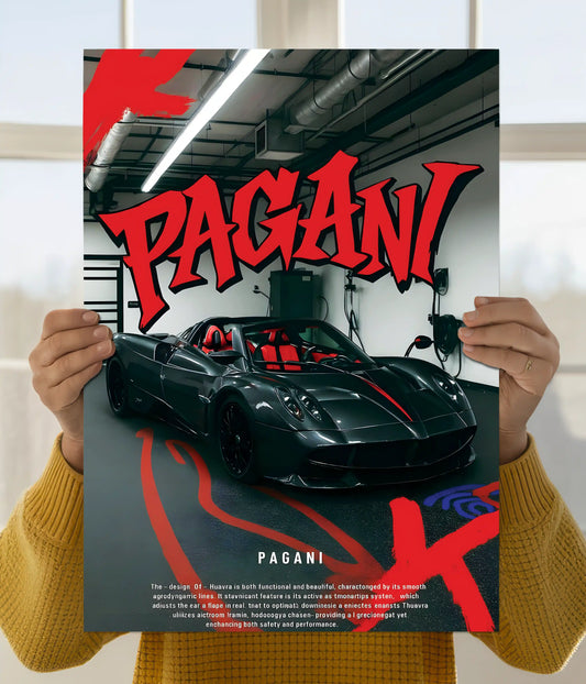 Pagani Huayra Supercar Wall Poster Main Image - Everanta