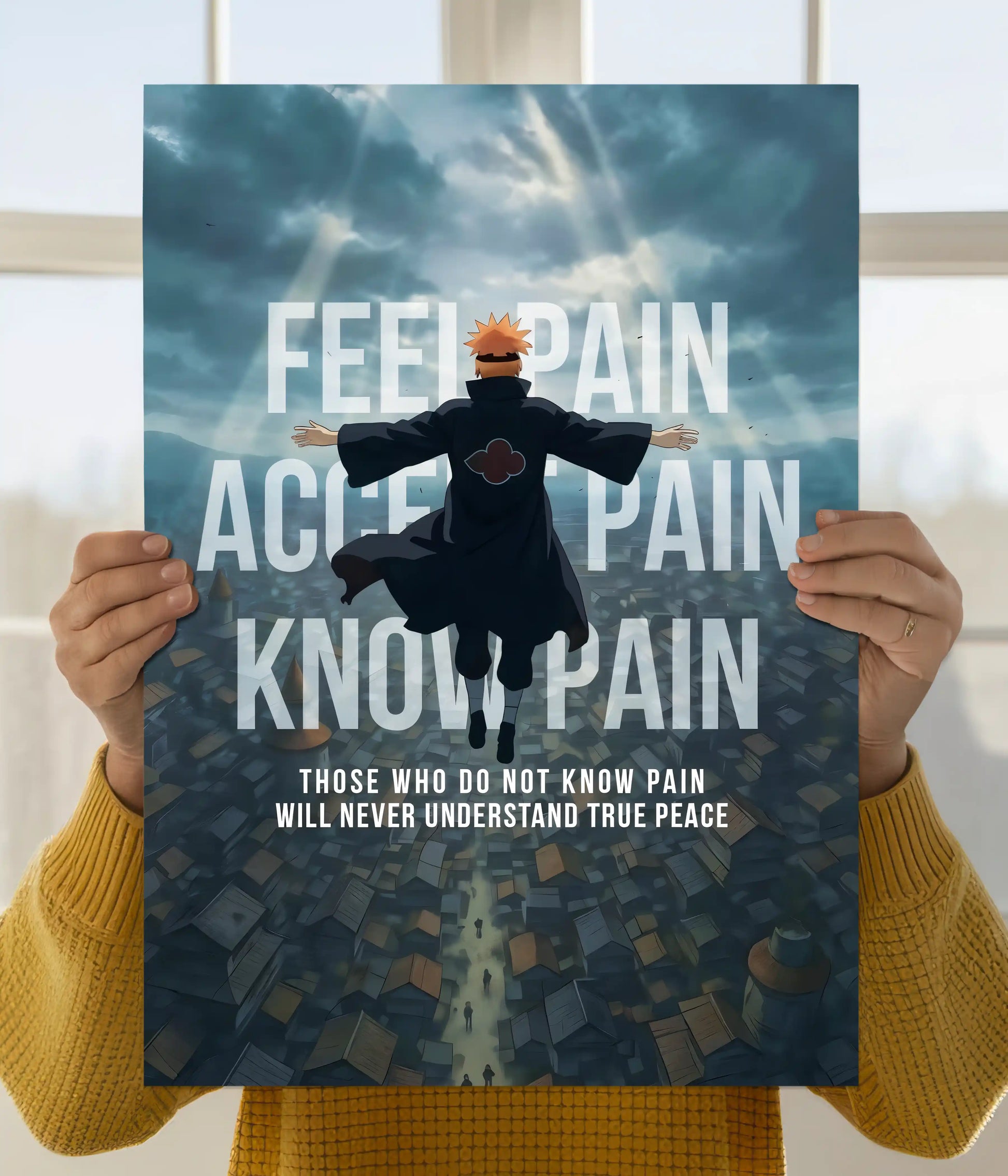 Pain (Nagato) – Know Pain, Feel Pain Naruto Poster Main Image - Everanta