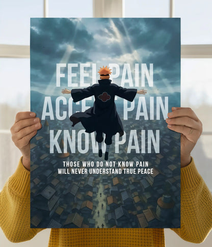 Pain (Nagato) – Know Pain, Feel Pain Naruto Poster Main Image - Everanta