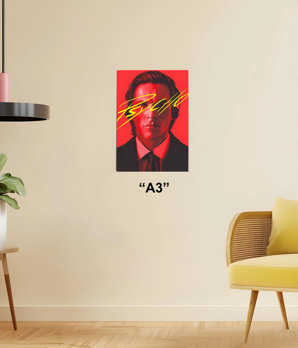 Patrick Bateman – American Psycho Poster A3 Size - Everanta