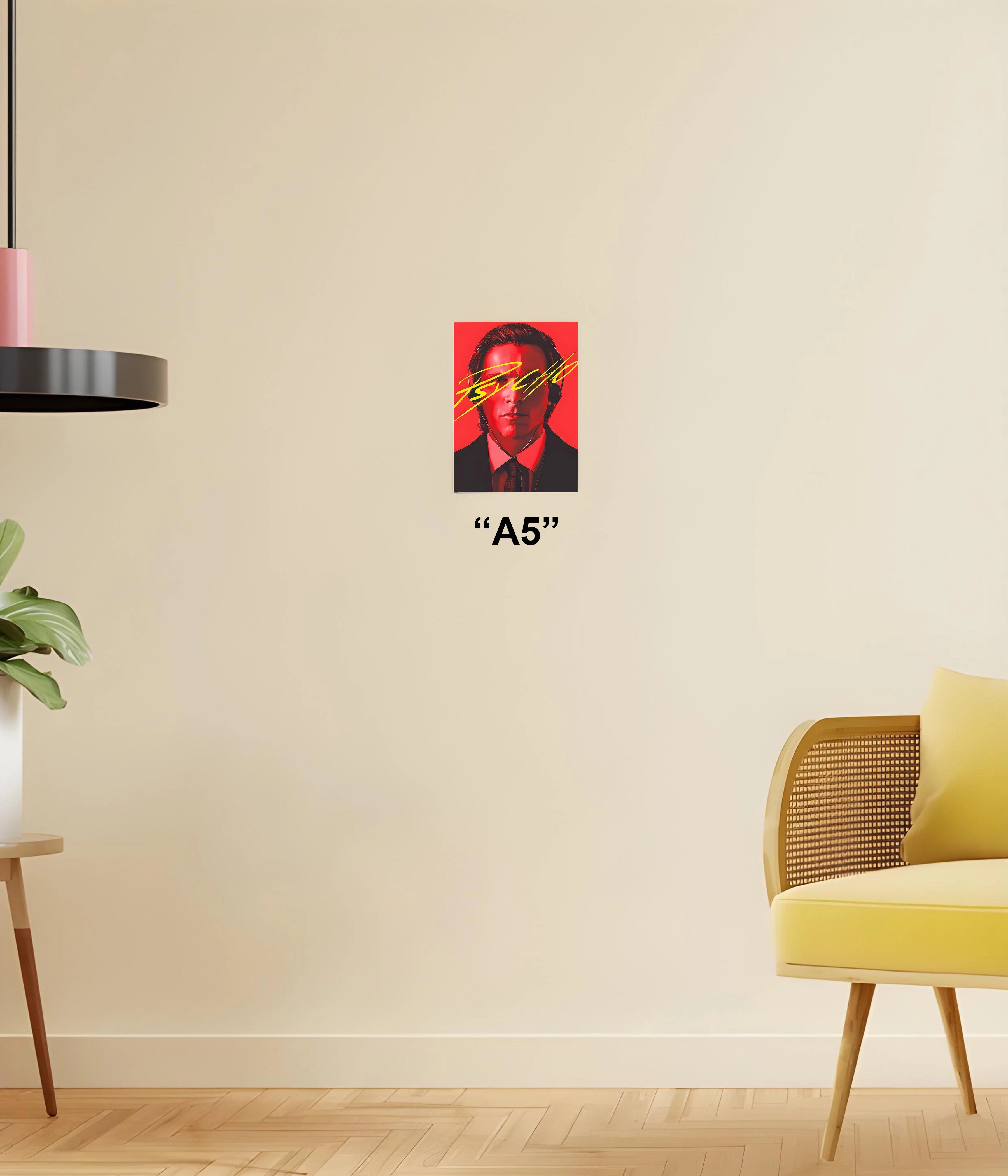 Patrick Bateman – American Psycho Poster A5 Size - Everanta