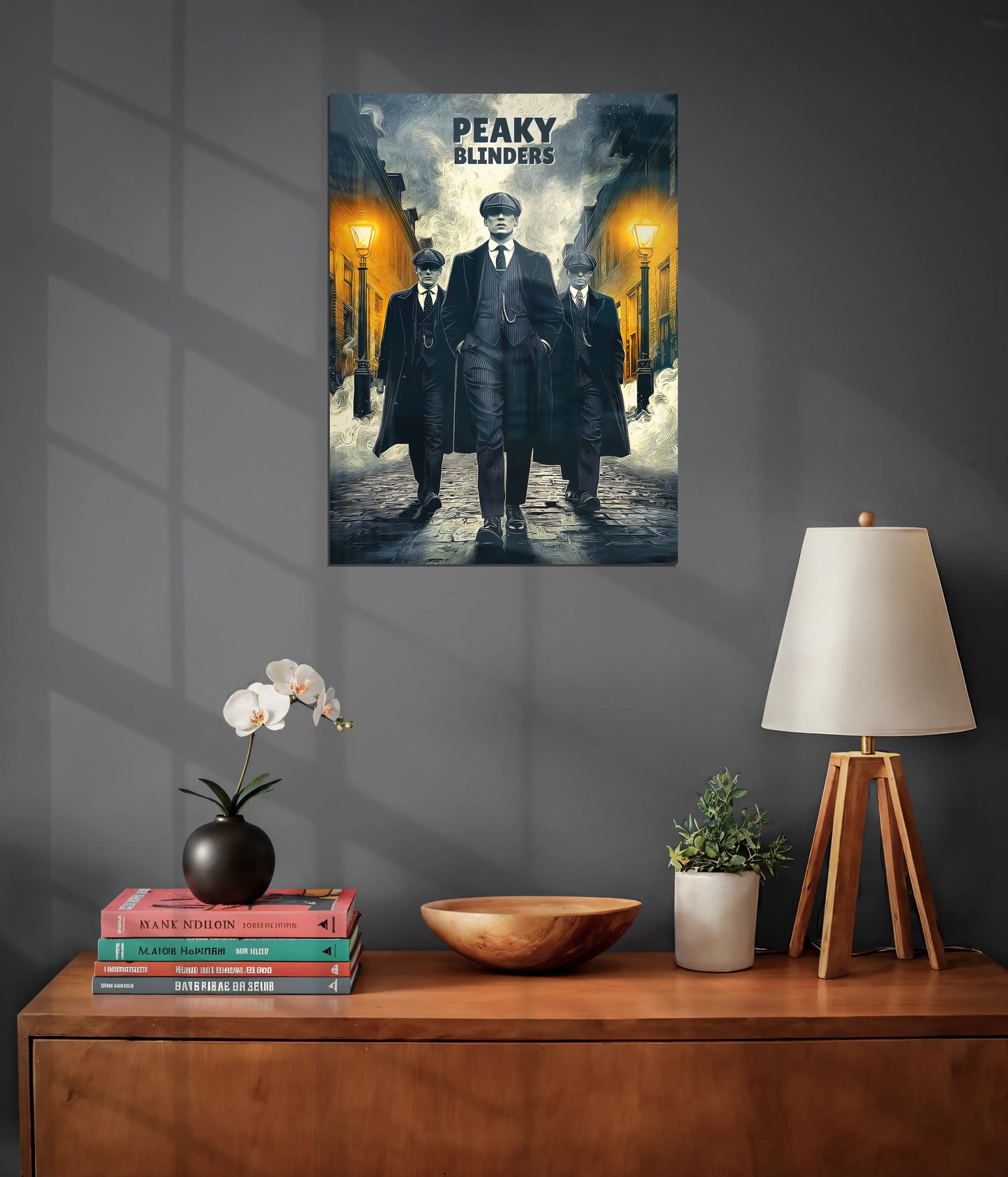 Peaky Blinders Gangster Walk Metal Poster on Wall - Everanta