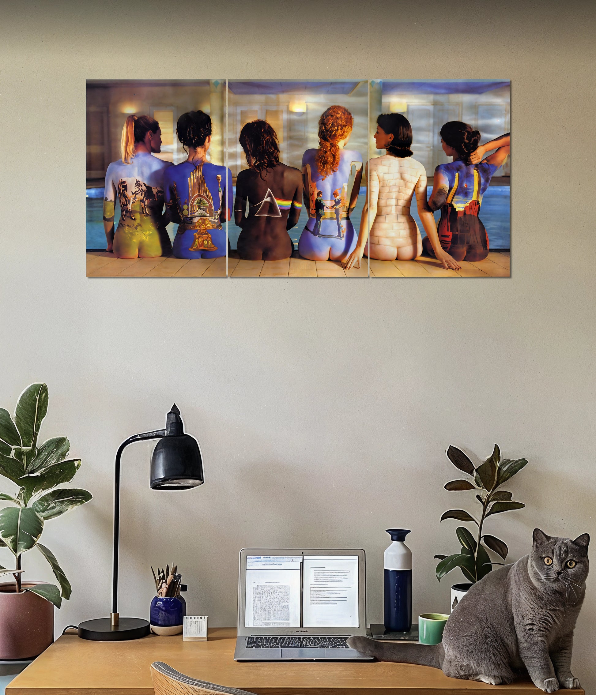 Pink Floyd Back Catalogue – Iconic Split Wall Poster - Everanta