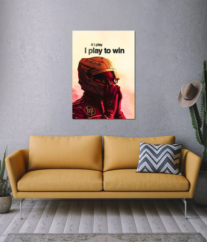 Play To Win – F1 Racing Poster on Wall - Everanta