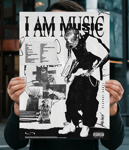 Playboi Carti “I Am Music” Raw Poster Main Image - Everanta