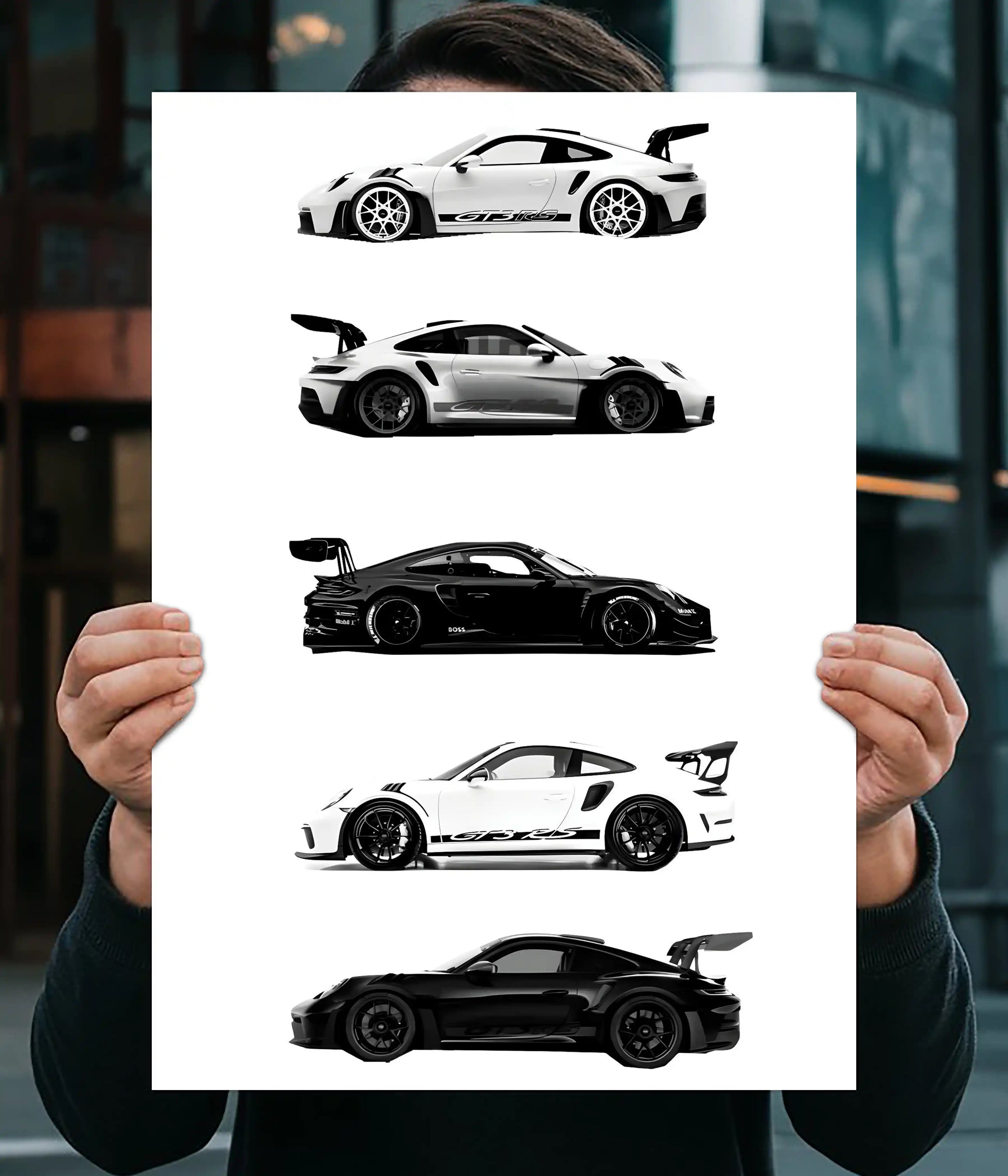 Porsche GT3 Evolution – Performance Cars Wall Poster Main Image - Everanta