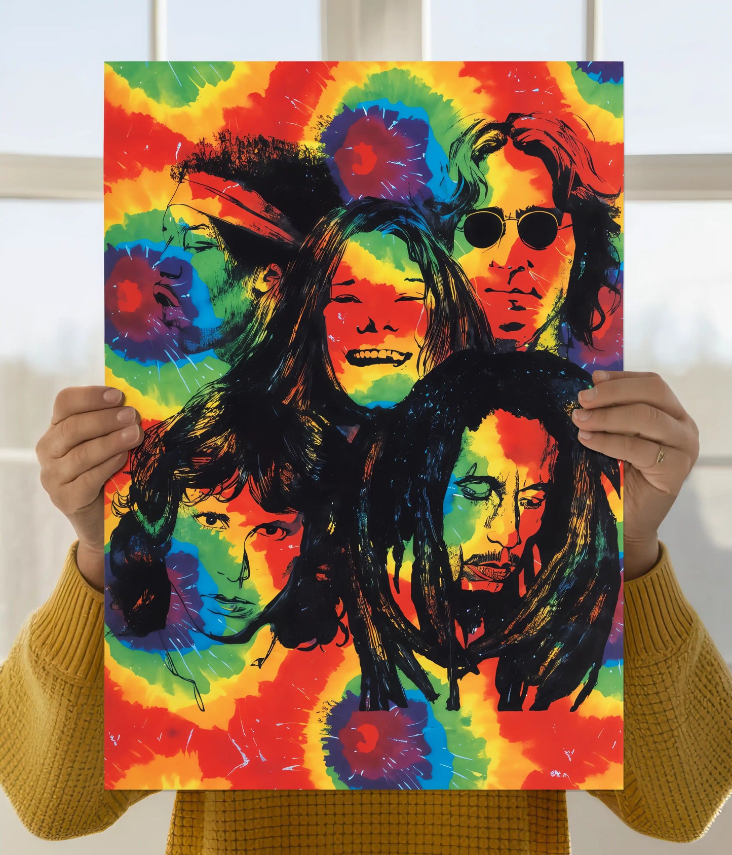 Psychedelic Music Legends Wall Poster Main Image - Everanta