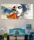 Radha Krishna Divine Dance Split Poster