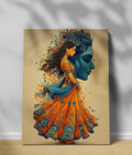 Radha Krishna – Divine Harmony Canvas Print