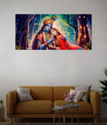 Radha Krishna Eternal Love – Devotional Split Wall Poster