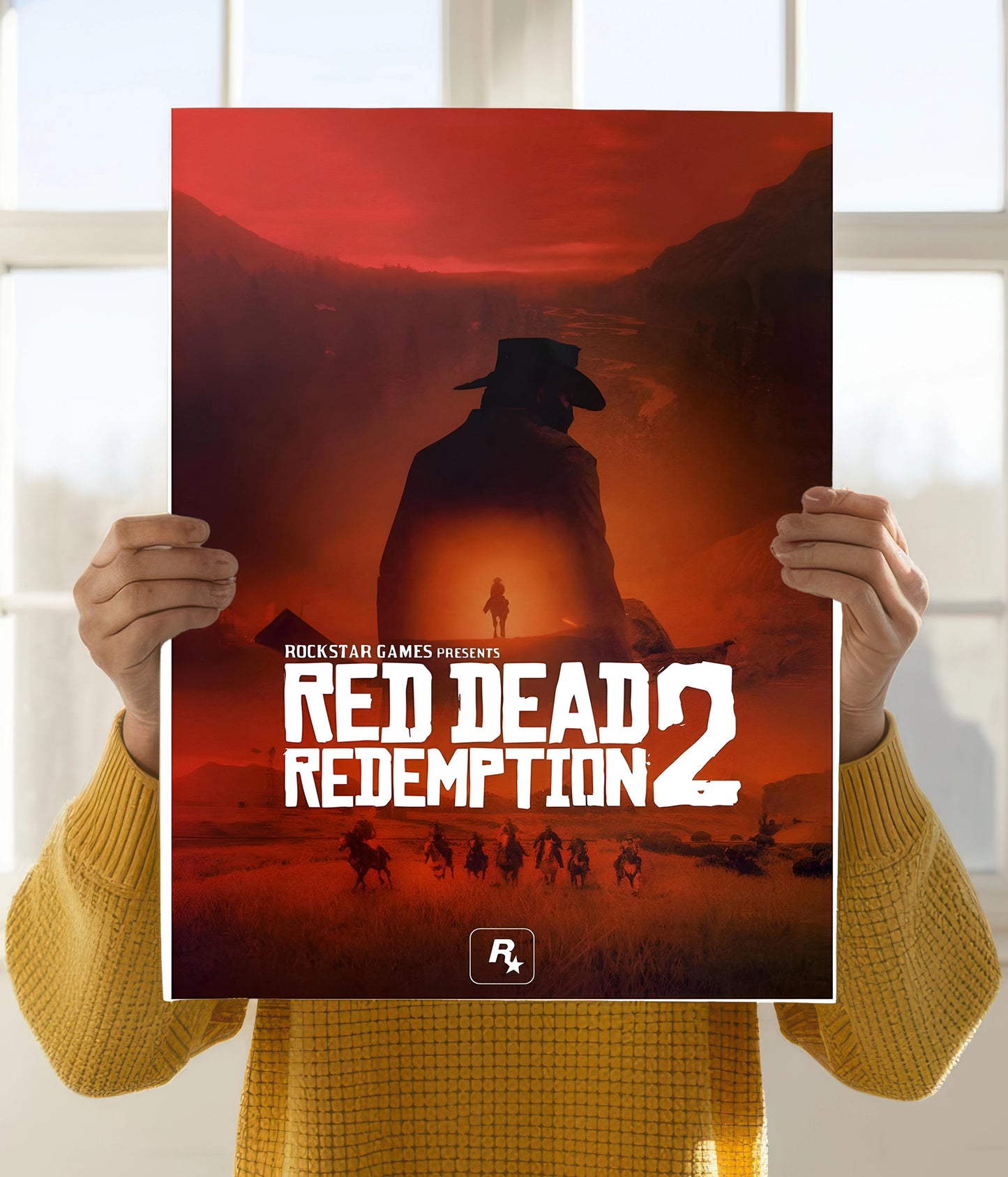 Red Dead Redemption 2 – Outlaw Legacy Poster Holding Image - Everanta