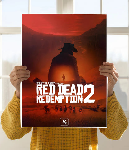 Red Dead Redemption 2 – Outlaw Legacy Poster Holding Image - Everanta
