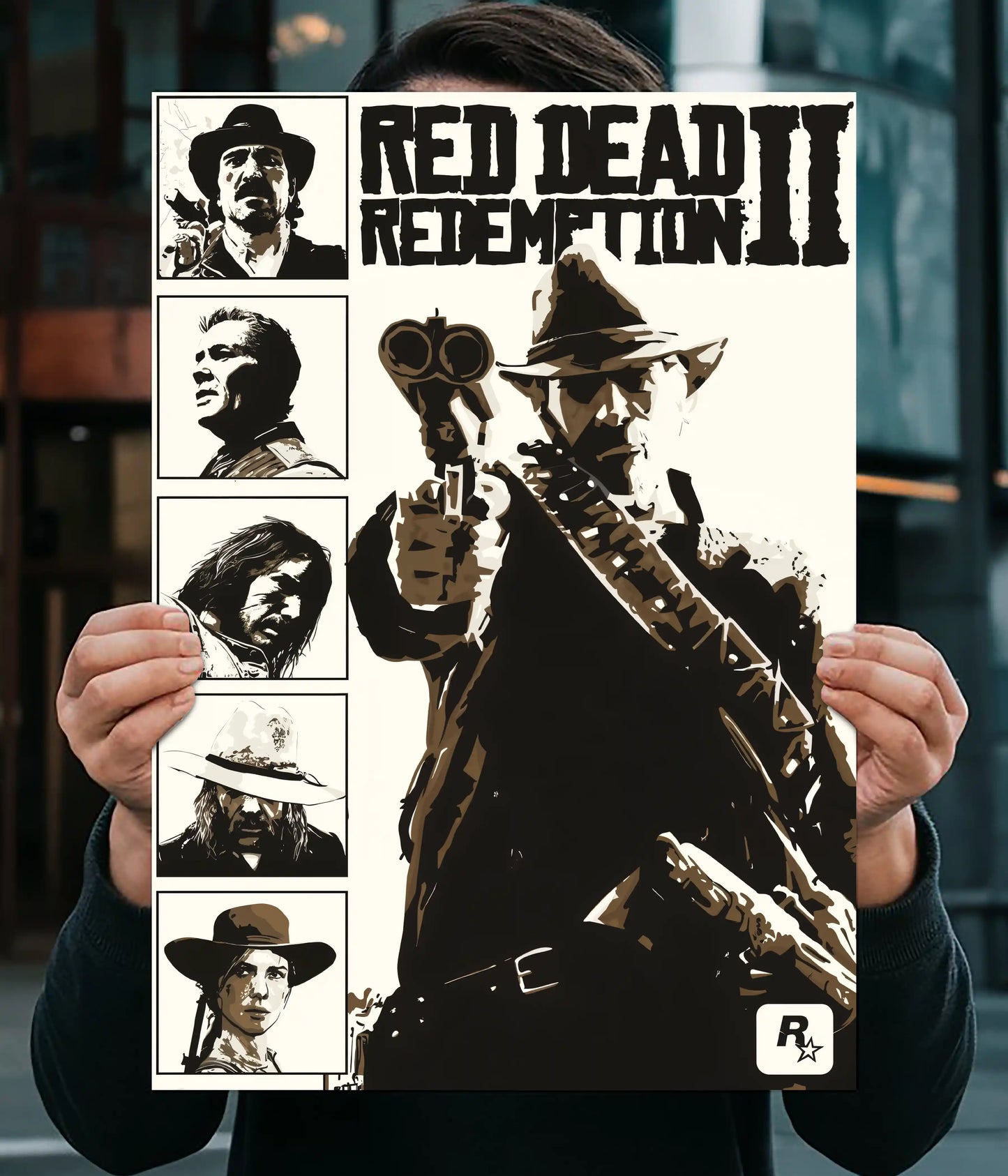 Red Dead Redemption II Gaming Poster Main Image - Everanta