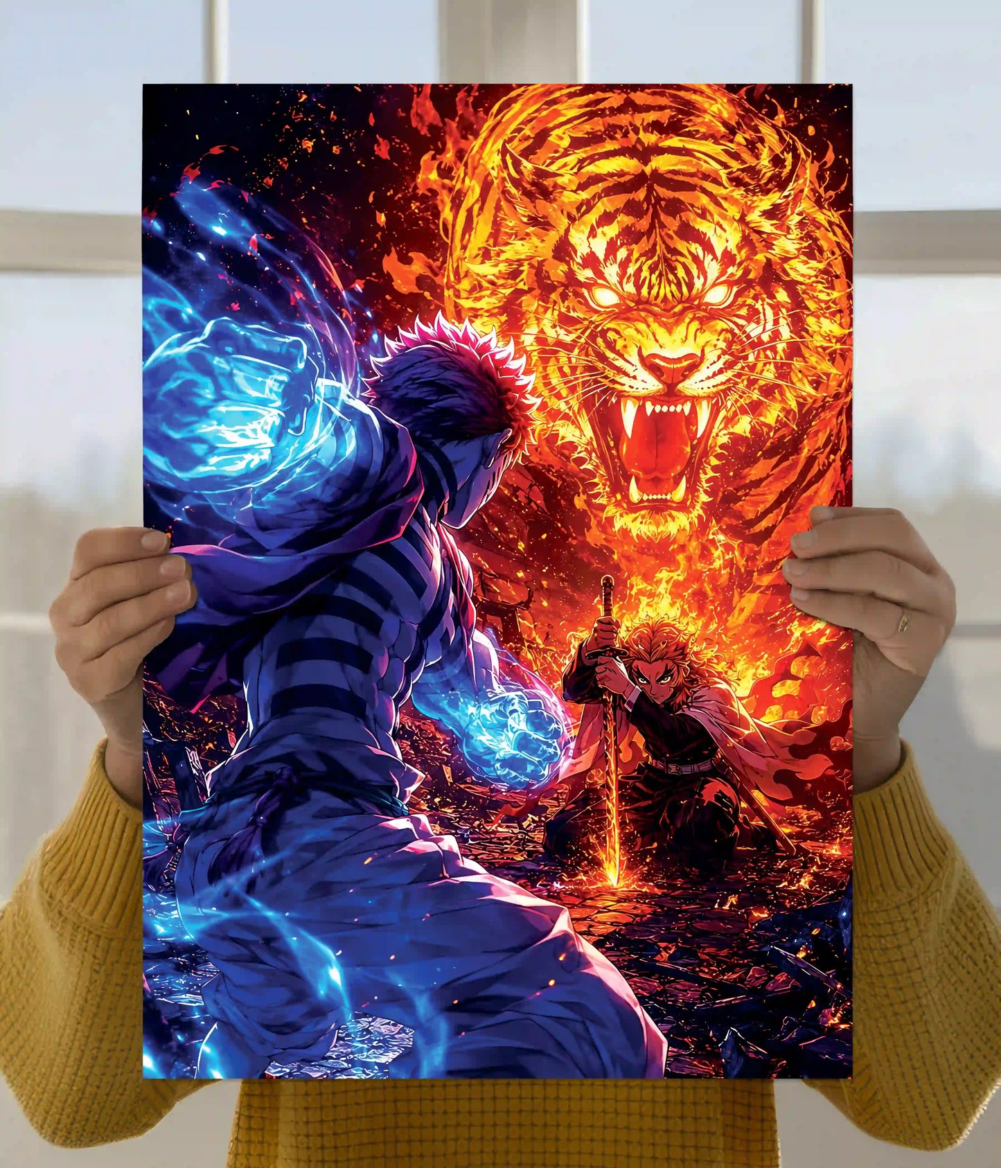 Rengoku vs Akaza Eternal Showdown Poster Main Image - Everanta