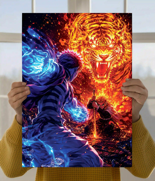 Rengoku vs Akaza Eternal Showdown Poster Main Image - Everanta