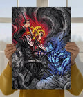 Rengoku vs Akaza Manga Clash Poster