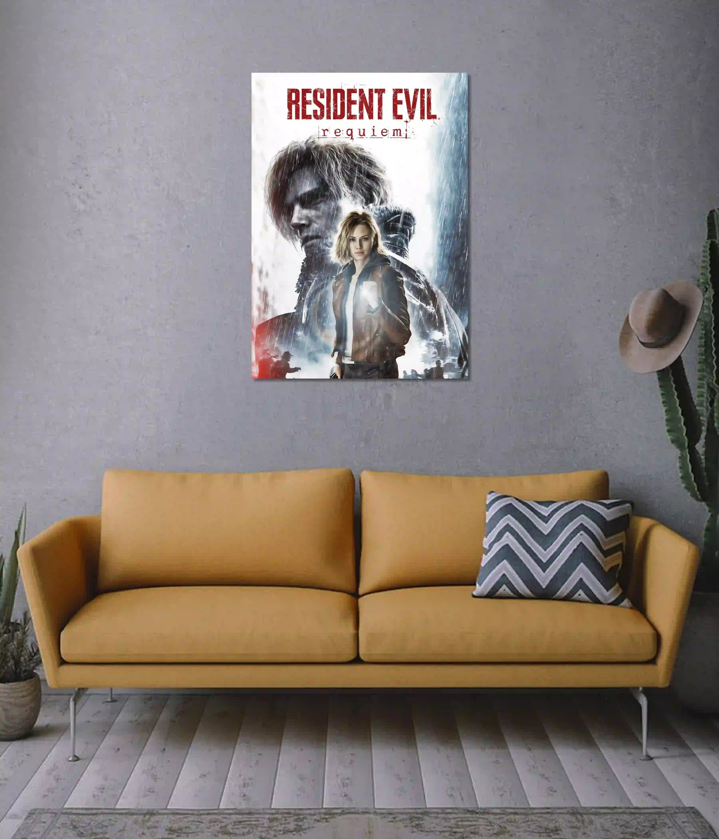 Resident Evil Requiem Gaming Poster on Wall - Everanta