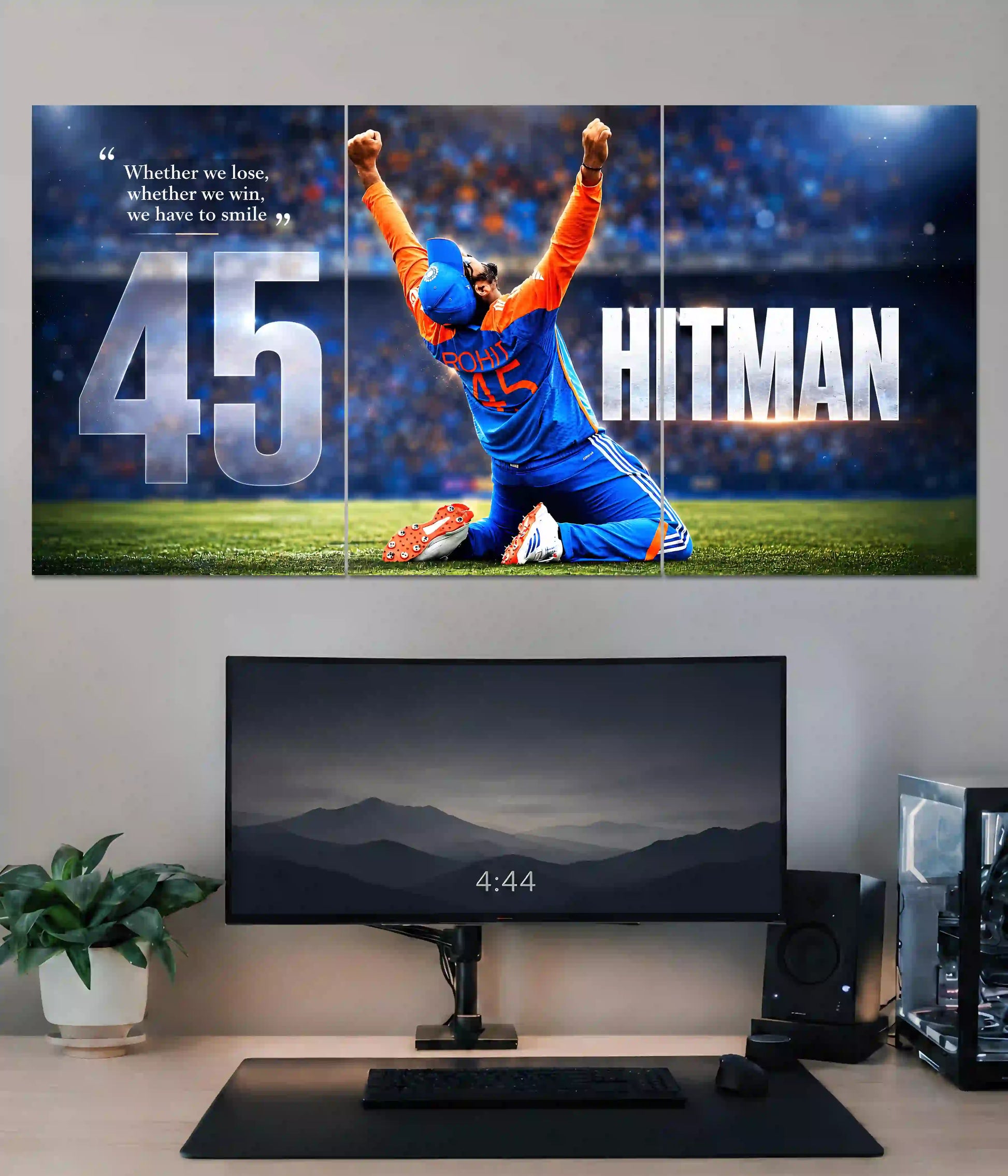 Rohit Sharma "Hitman 45" Split Poster Main Image - Everanta