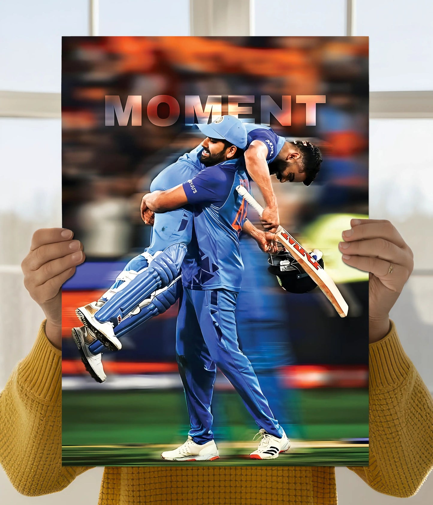 Rohit Sharma & Virat Kohli Moment – Cricket Poster Main Image - Everanta