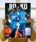 Rohit Sharma × Virat Kohli | RO-KO Cricket Wall Poster