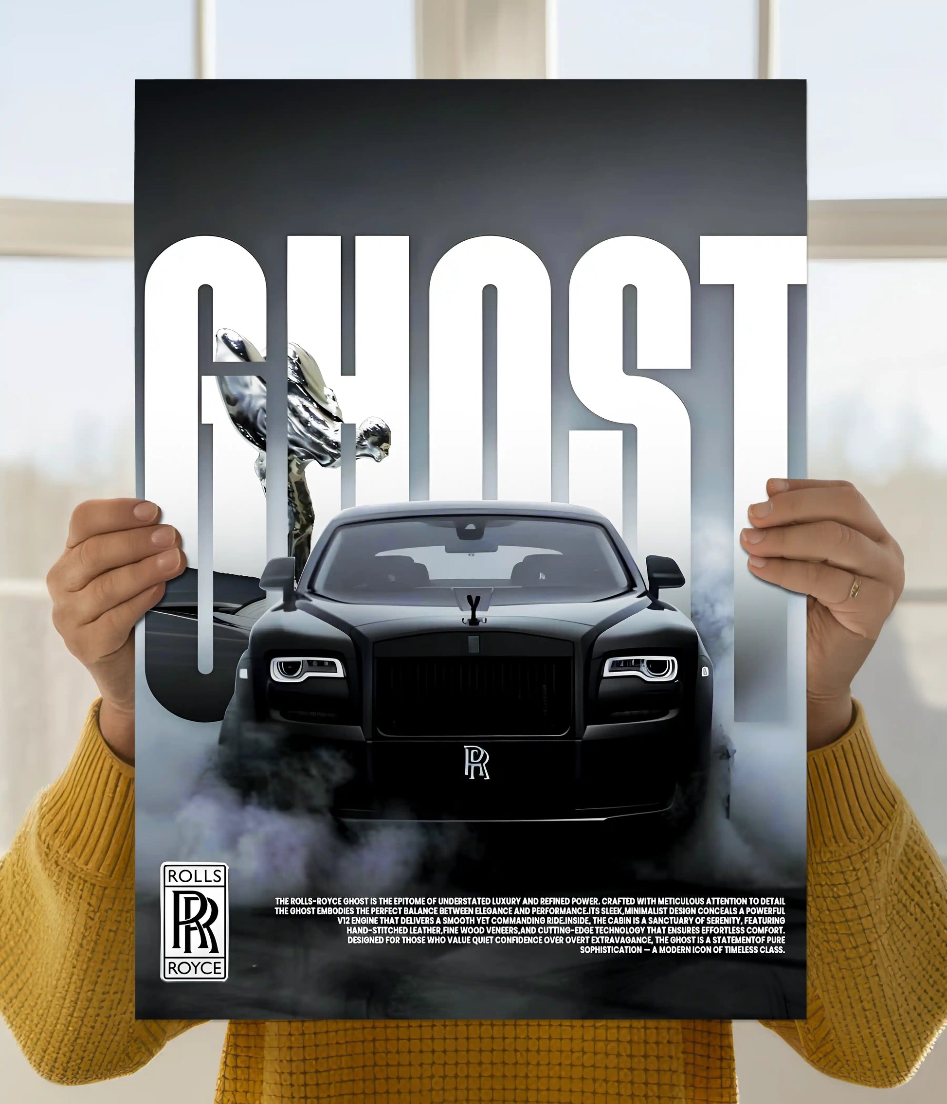 Rolls-Royce Ghost – Luxury Car Poster Main Image - Everanta