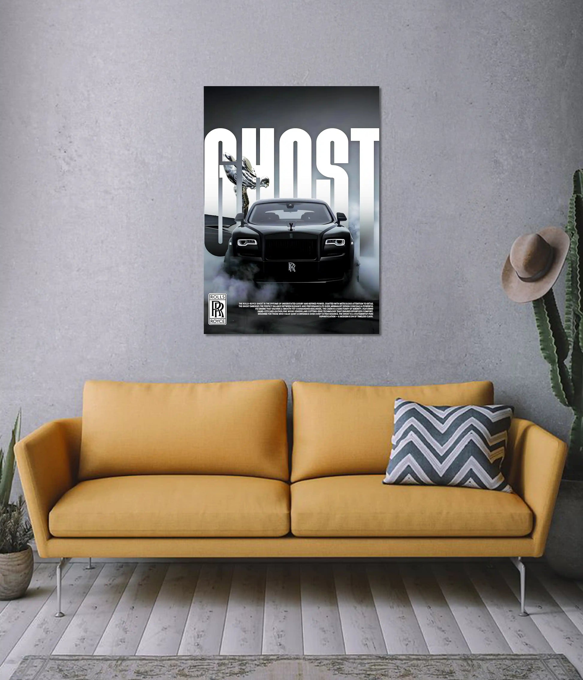 Rolls-Royce Ghost – Luxury Car Poster on Wall - Everanta