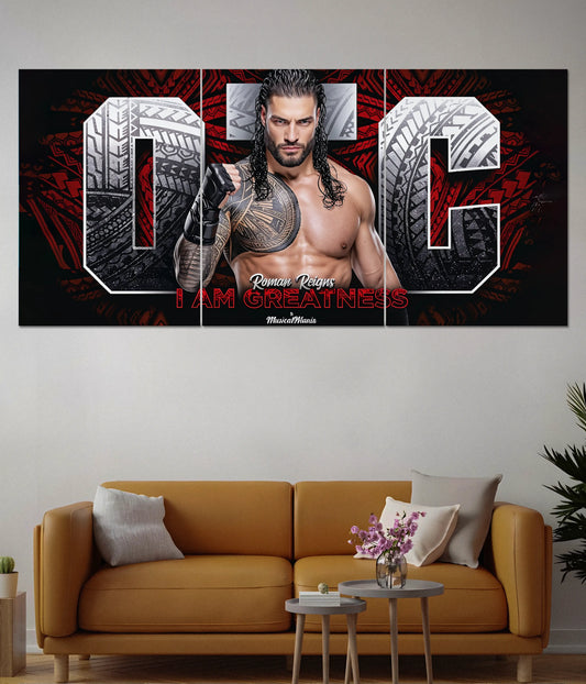 Roman Reigns – I Am Greatness Split Wall Poster - Everanta