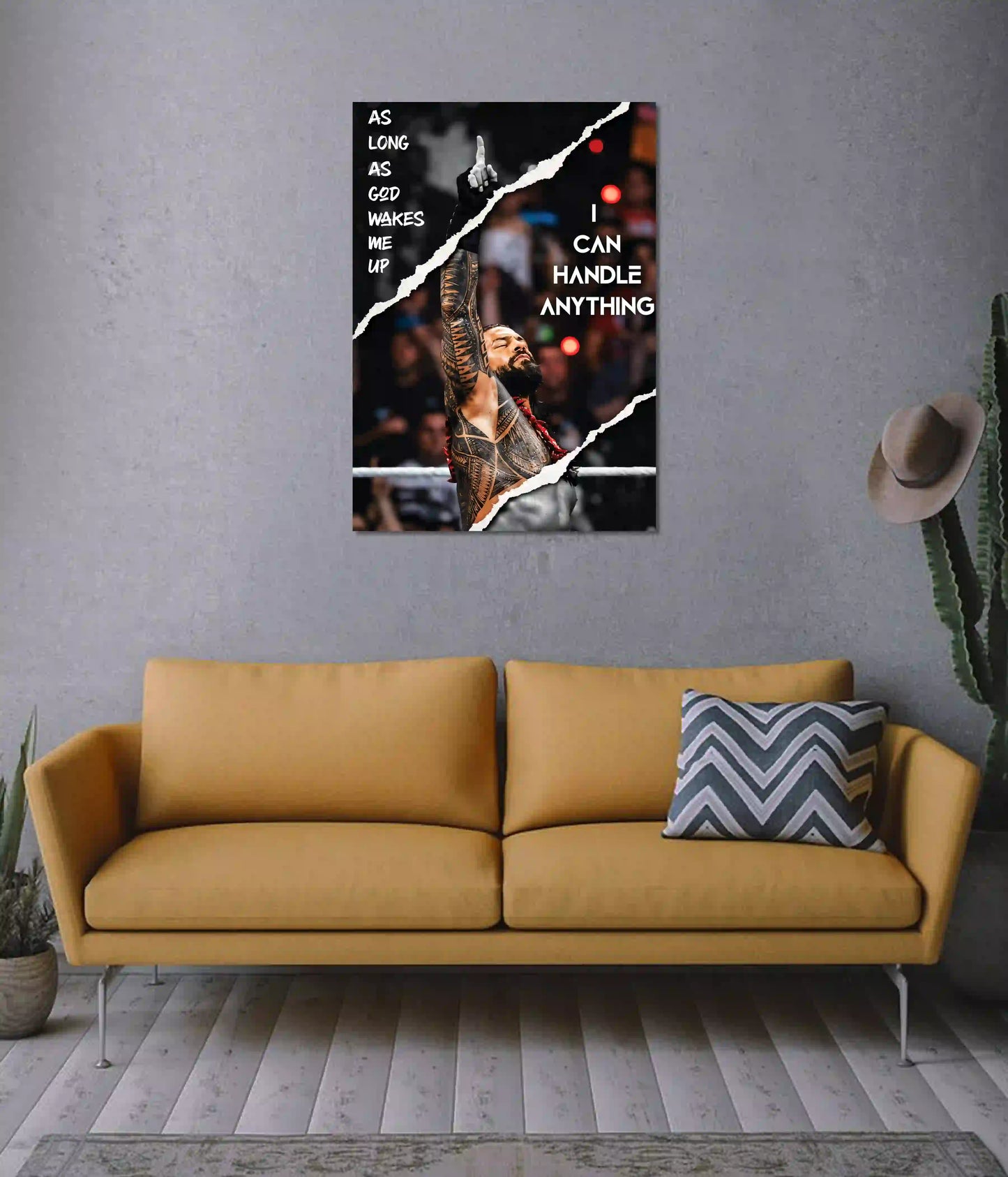 Roman Reigns Tribal Chief WWE Poster on Wall - Everanta
