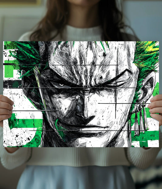 Roronoa Zoro Anime Wall Poster Main Image - Everanta