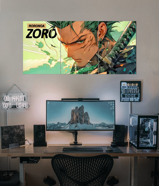 Roronoa Zoro – One Piece Split Wall Poster Main Image - Everanta