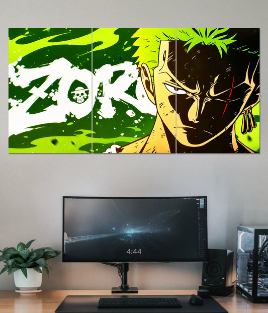 Roronoa Zoro Split Poster Main Image - Everanta