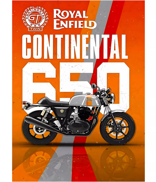 Royal Enfield Continental 650 Wall Poster Main Image - Everanta